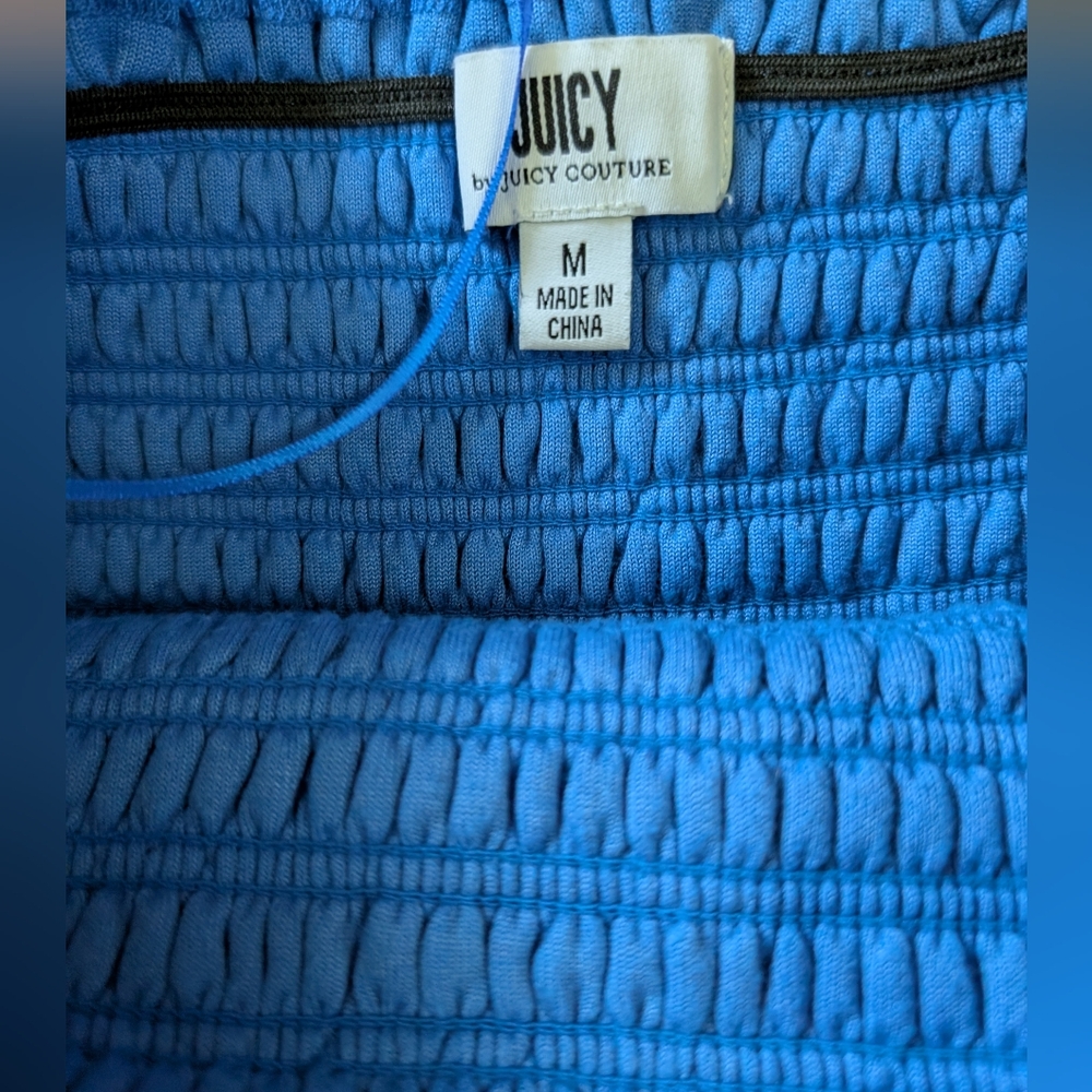 Juicy Couture - Strapless Bluer Terry Cloth Y2K Throwback - Picture 5 of 5